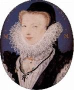 Nicholas Hilliard Hilliard wife Alice oil